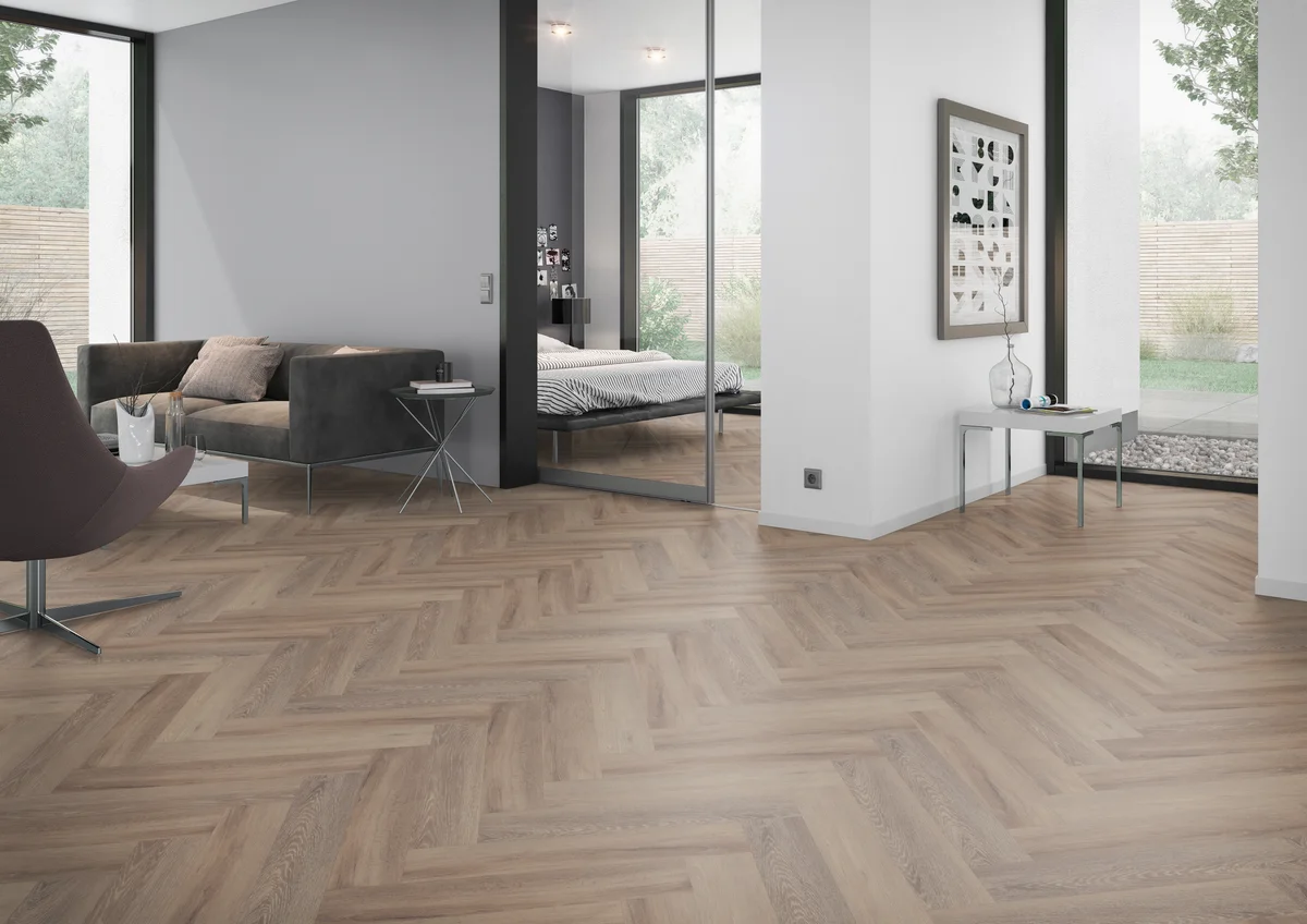 Cerused Oak Dark Natural view 4